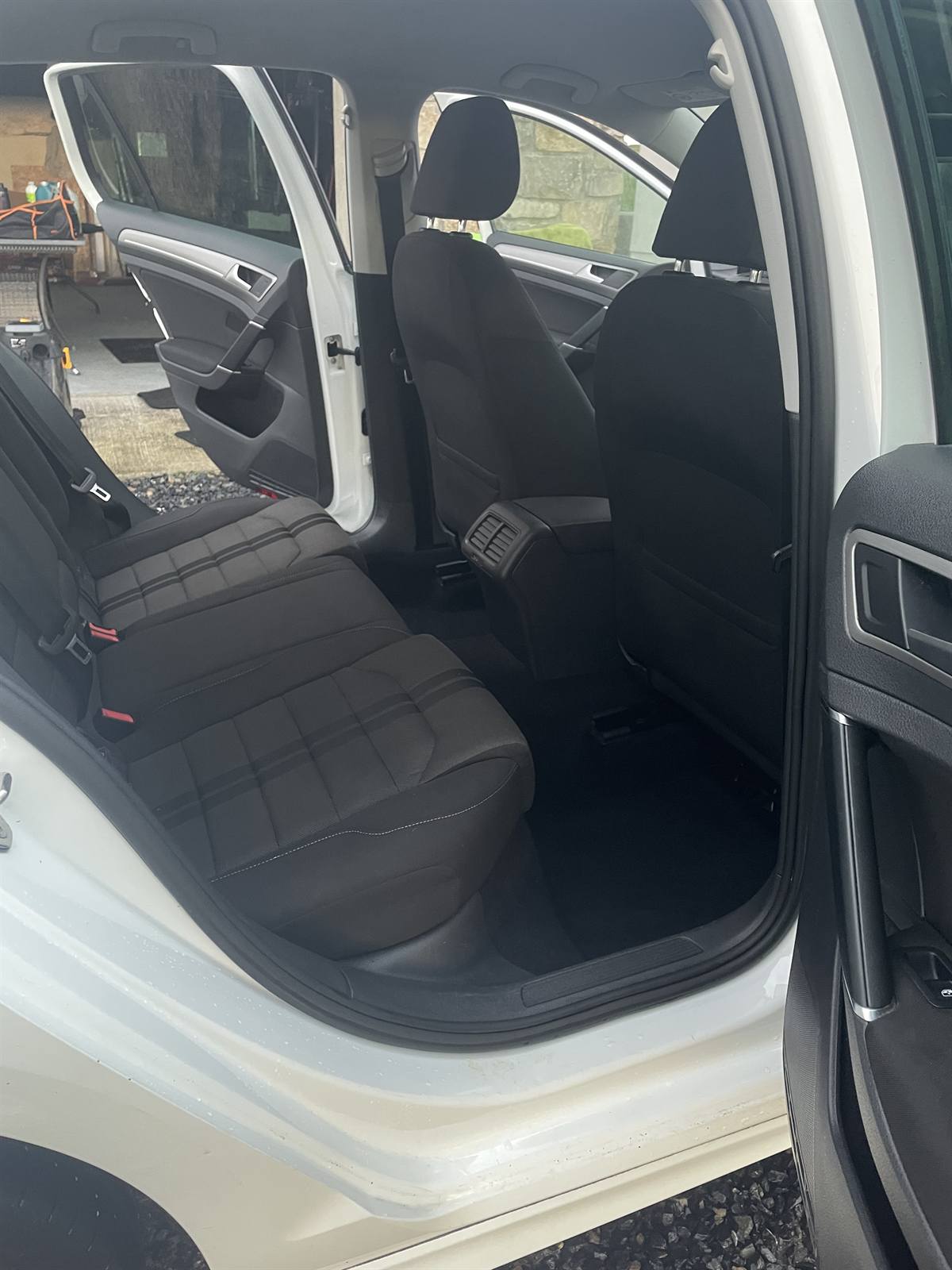 Vehicle interior after clean